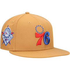 Philadelphia 76ers Color Pack 9FIFTY Snapback Hat Tan | New Era