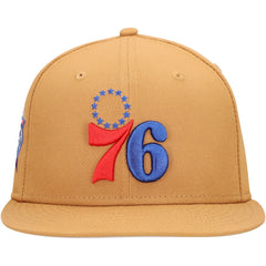 Philadelphia 76ers Color Pack 9FIFTY Snapback Hat Tan | New Era