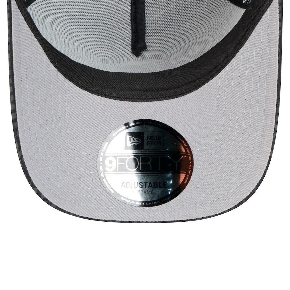 Chicago Bulls Male Adult Midnight Ink Tonal A-Frame Trucker 9FORTY Adjustable Hat Black | New Era Near Me