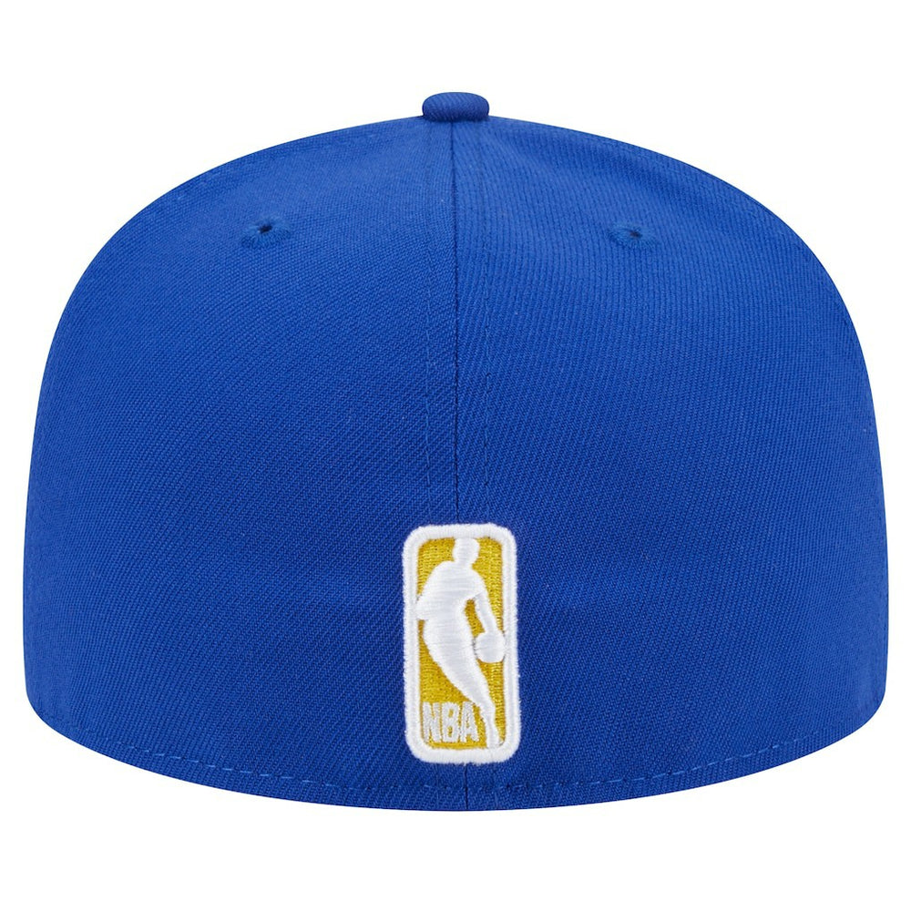 Golden State Warriors Sport Night Script Sided 59FIFTY Fitted Hat for sale Royal | New Era online