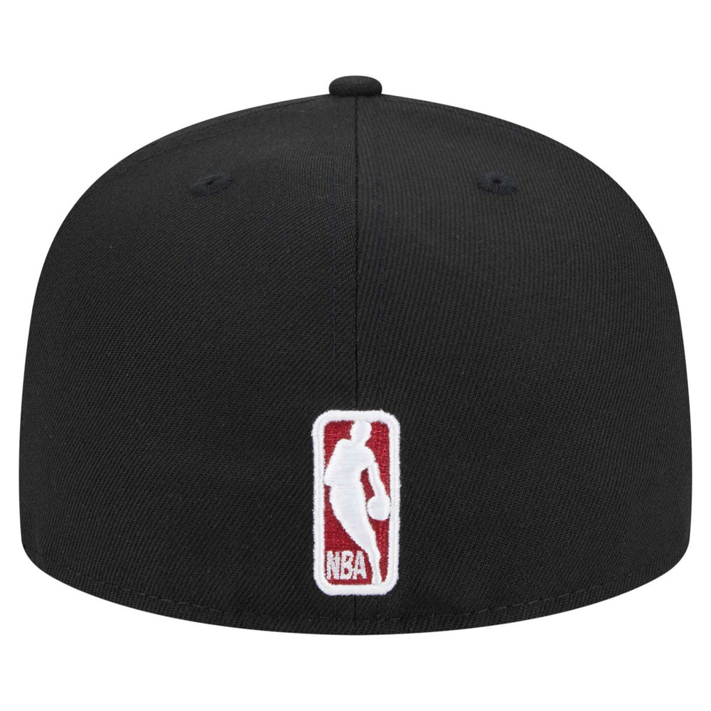 Miami Heat Sport Night Script Sided 59FIFTY Fitted Hat Black | New Era discount