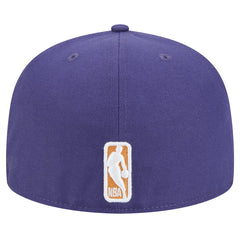 Phoenix Suns Sport Night Script Sided 59FIFTY Fitted Hat Purple | New Era for sale