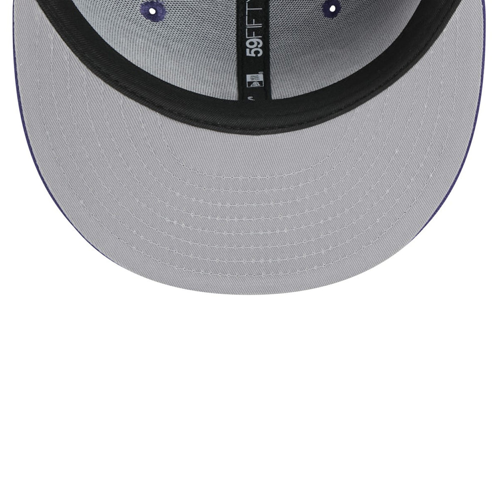 Phoenix Suns Sport Night Script Sided 59FIFTY Fitted Hat Purple | New Era for sale
