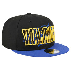 Golden State Warriors Sport Night Splatter 2-Tone 9FIFTY Snapback Hat for sale Black/Royal | New Era for sale