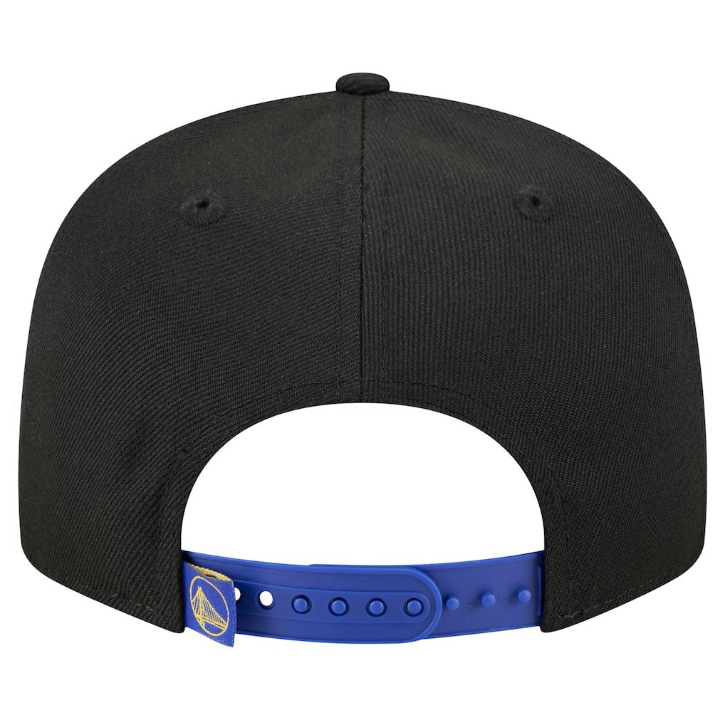 Golden State Warriors Sport Night Splatter 2-Tone 9FIFTY Snapback Hat for sale Black/Royal | New Era for sale