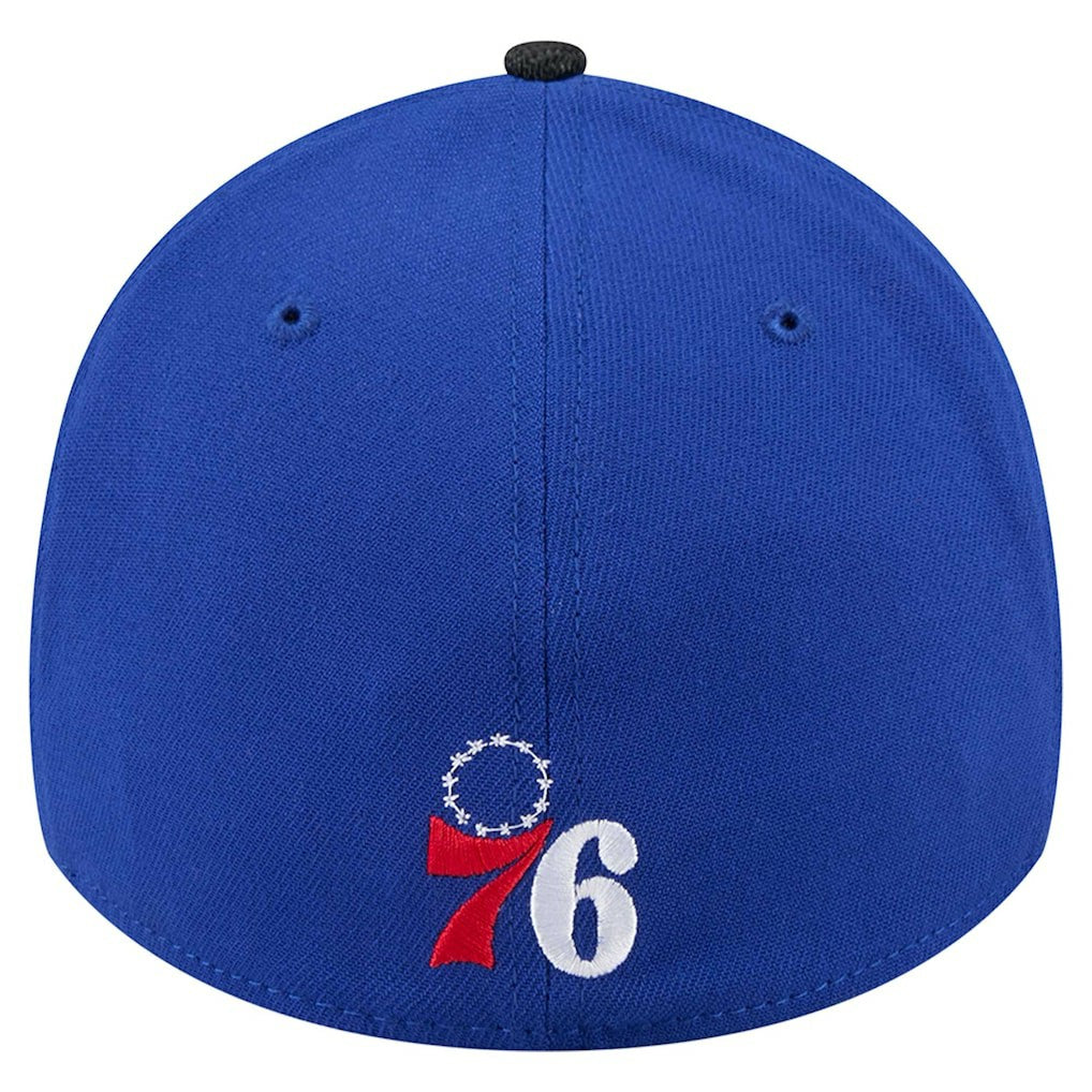 Philadelphia 76ers Sport Night Visor Hit 39THIRTY Flex Hat Royal/Black | New Era Lifestyle
