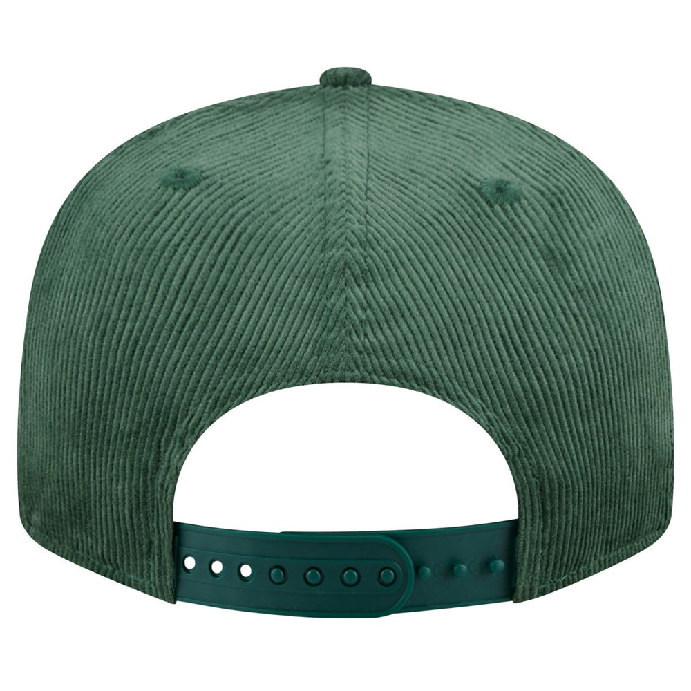 Milwaukee Bucks Throwback Display Corduroy 9FIFTY Snapback Hat Hunter Green | New Era outlet