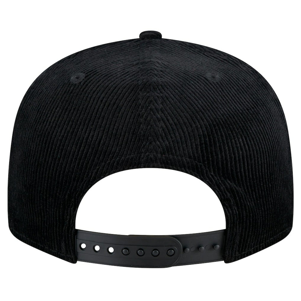 Chicago Bulls Throwback Display Corduroy 9FIFTY Snapback Hat Black | New Era Near Me