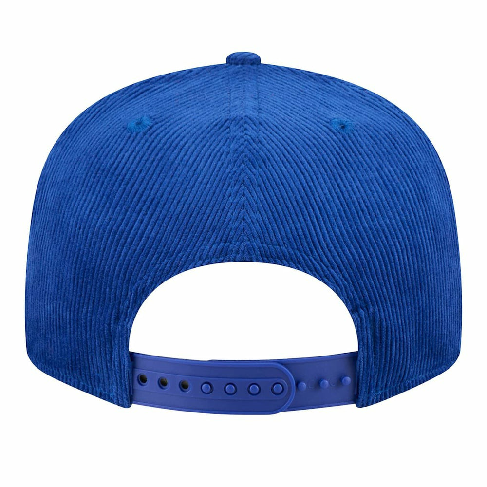 Golden State Warriors Throwback Display Corduroy 9FIFTY Snapback Hat for sale Royal | New Era discount