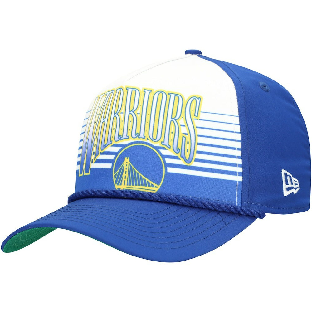Golden State Warriors Royal Throwback Gradient A-Frame 9FORTY Adjustable Hat | New Era Lifestyle