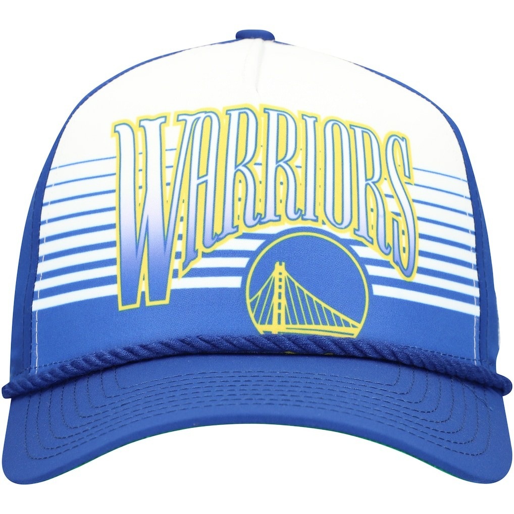 Golden State Warriors Royal Throwback Gradient A-Frame 9FORTY Adjustable Hat | New Era Lifestyle