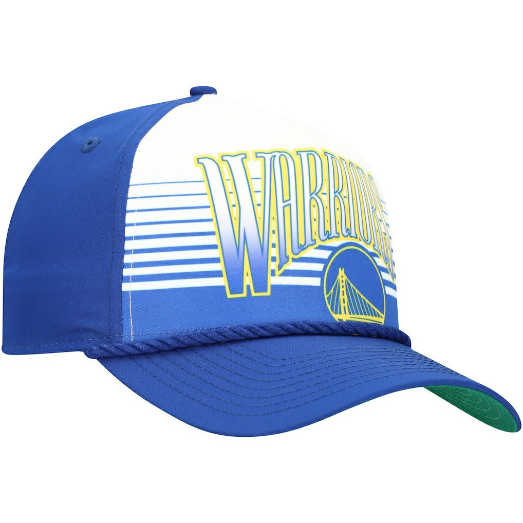 Golden State Warriors Royal Throwback Gradient A-Frame 9FORTY Adjustable Hat | New Era Lifestyle