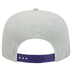 Los Angeles Lakers Throwback Corduroy Golfer Snapback Hat Gray | New Era online
