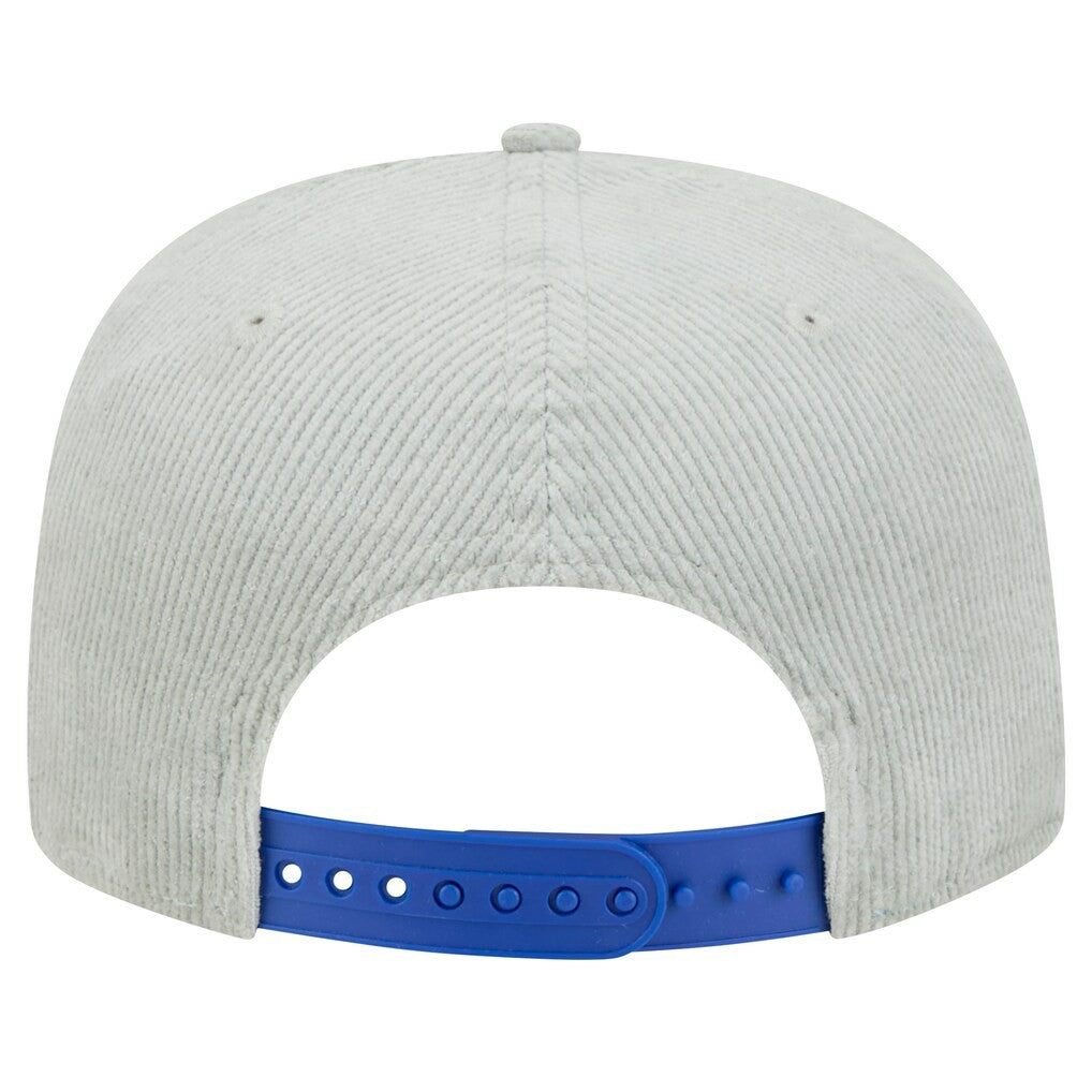 Golden State Warriors Throwback Corduroy Golfer Snapback Hat for sale Gray | New Era Lifestyle