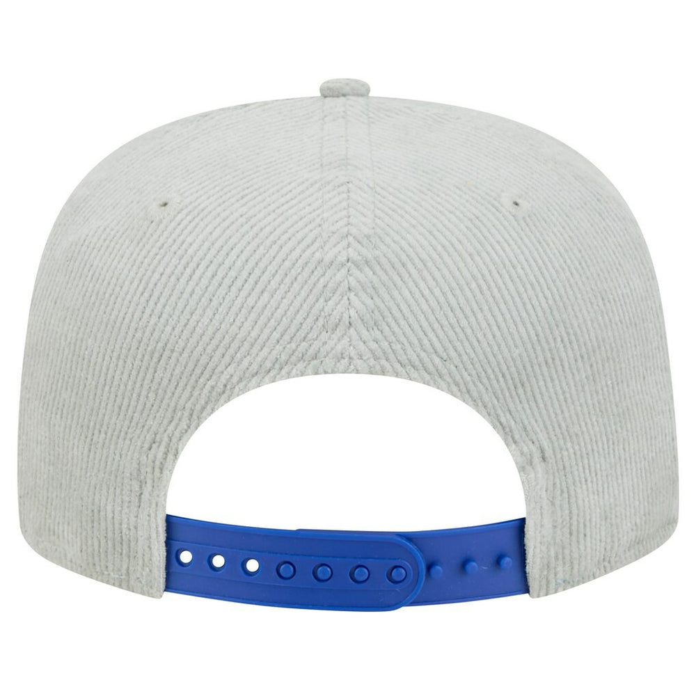 Golden State Warriors Throwback Corduroy Golfer Snapback Hat for sale Gray | New Era Lifestyle