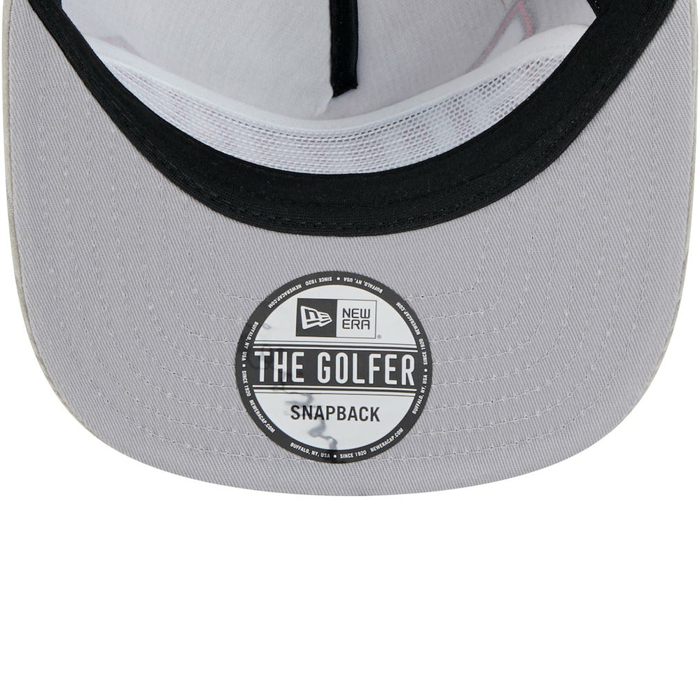 Chicago Bulls Throwback Corduroy Golfer Snapback Hat Gray | New Era