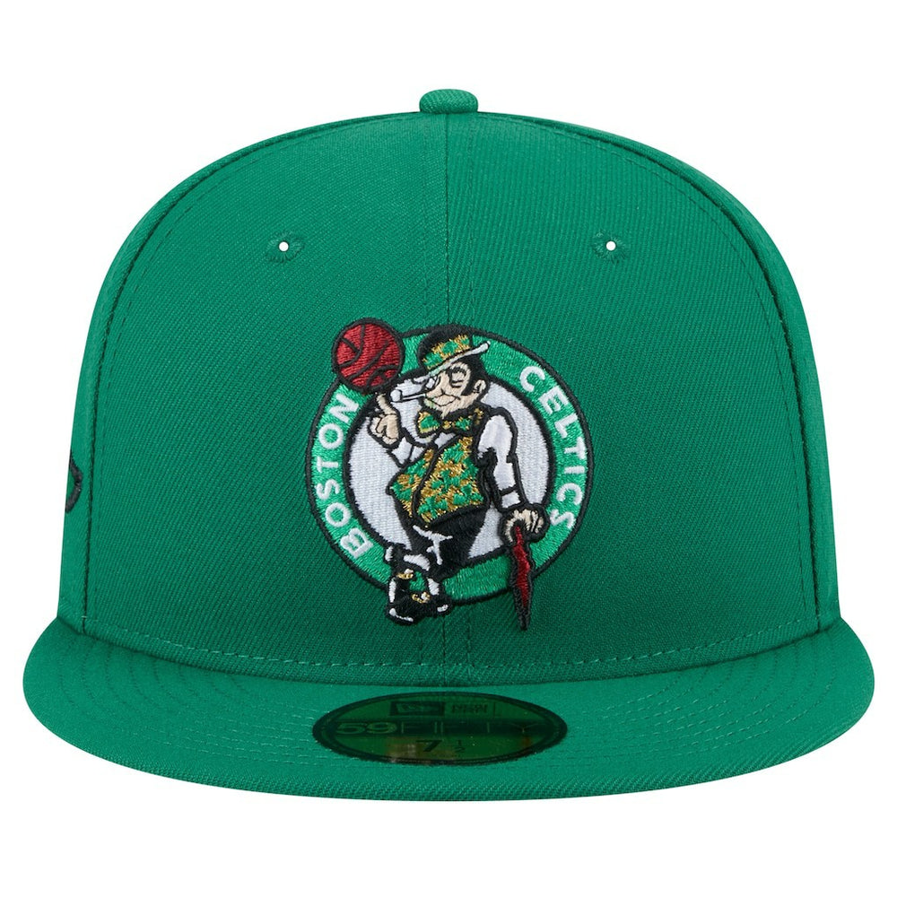 Boston Celtics Throwback Pennant 59FIFTY Fitted Hat Kelly Green | New Era for sale