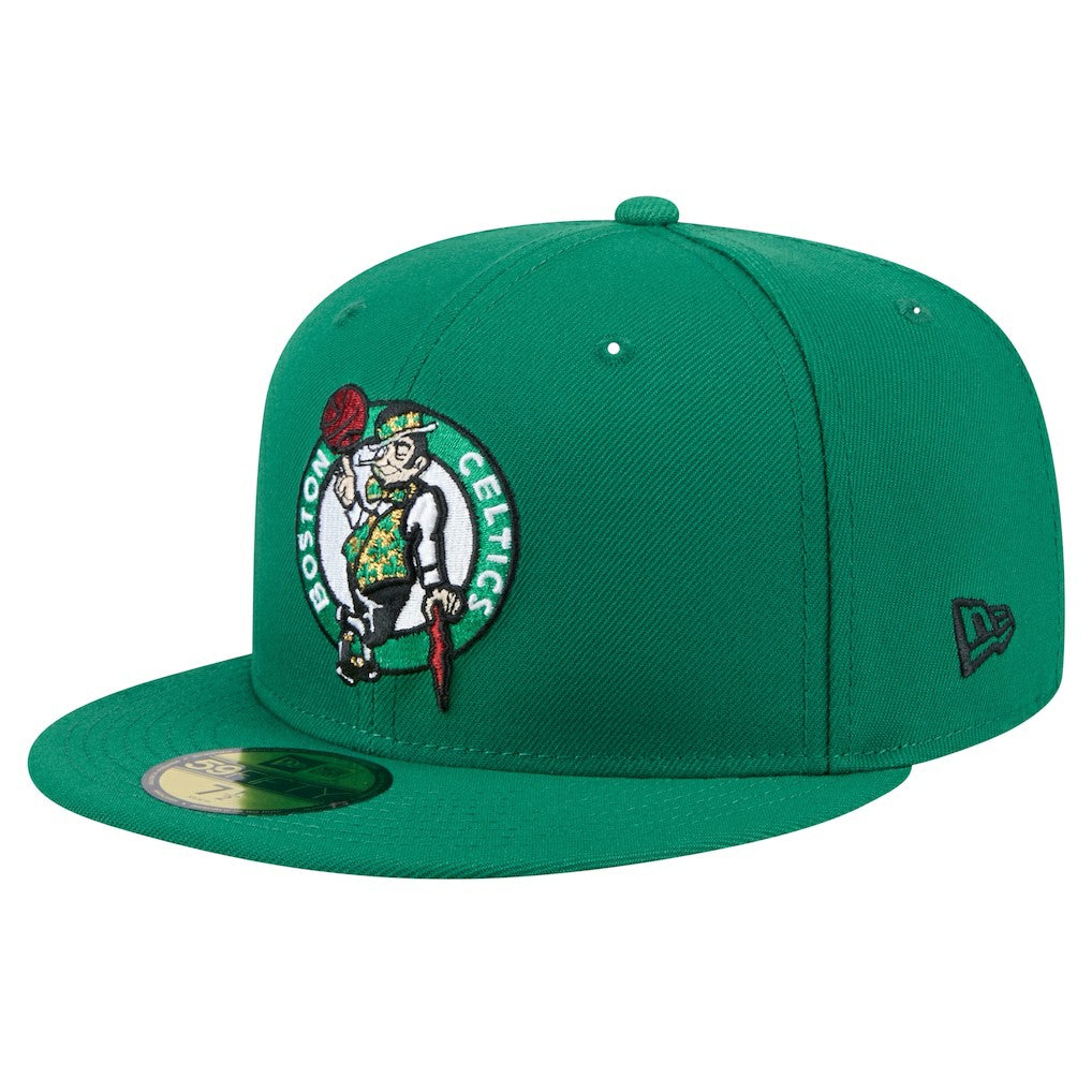 Boston Celtics Throwback Pennant 59FIFTY Fitted Hat Kelly Green | New Era for sale