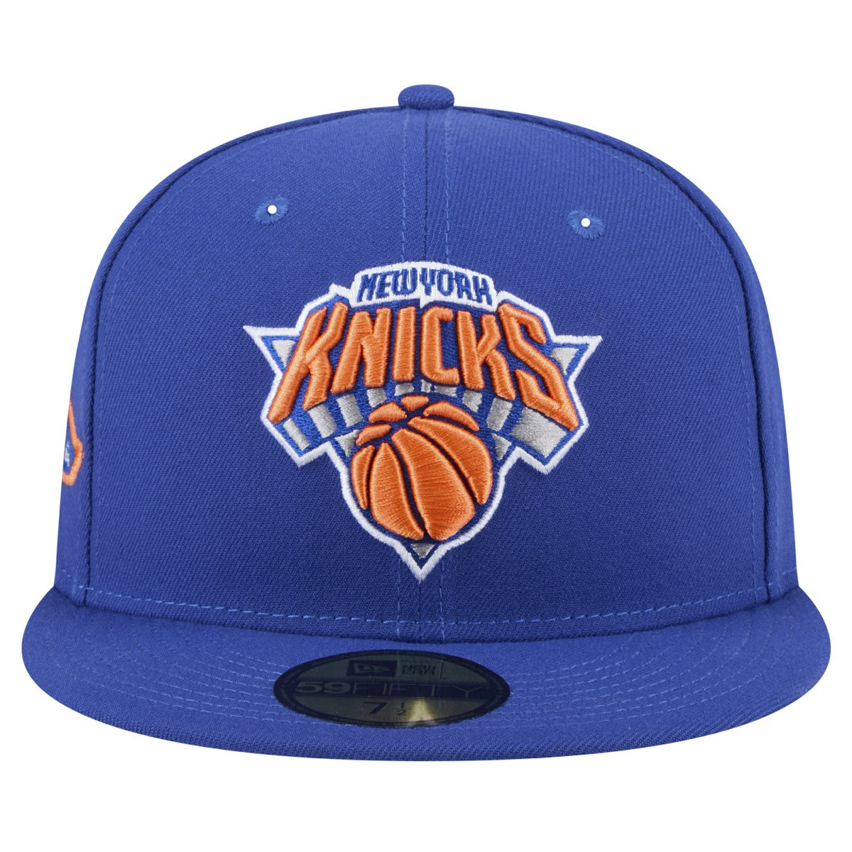 New York Knicks Throwback Pennant 59FIFTY Fitted Hat Blue | New Era for sale