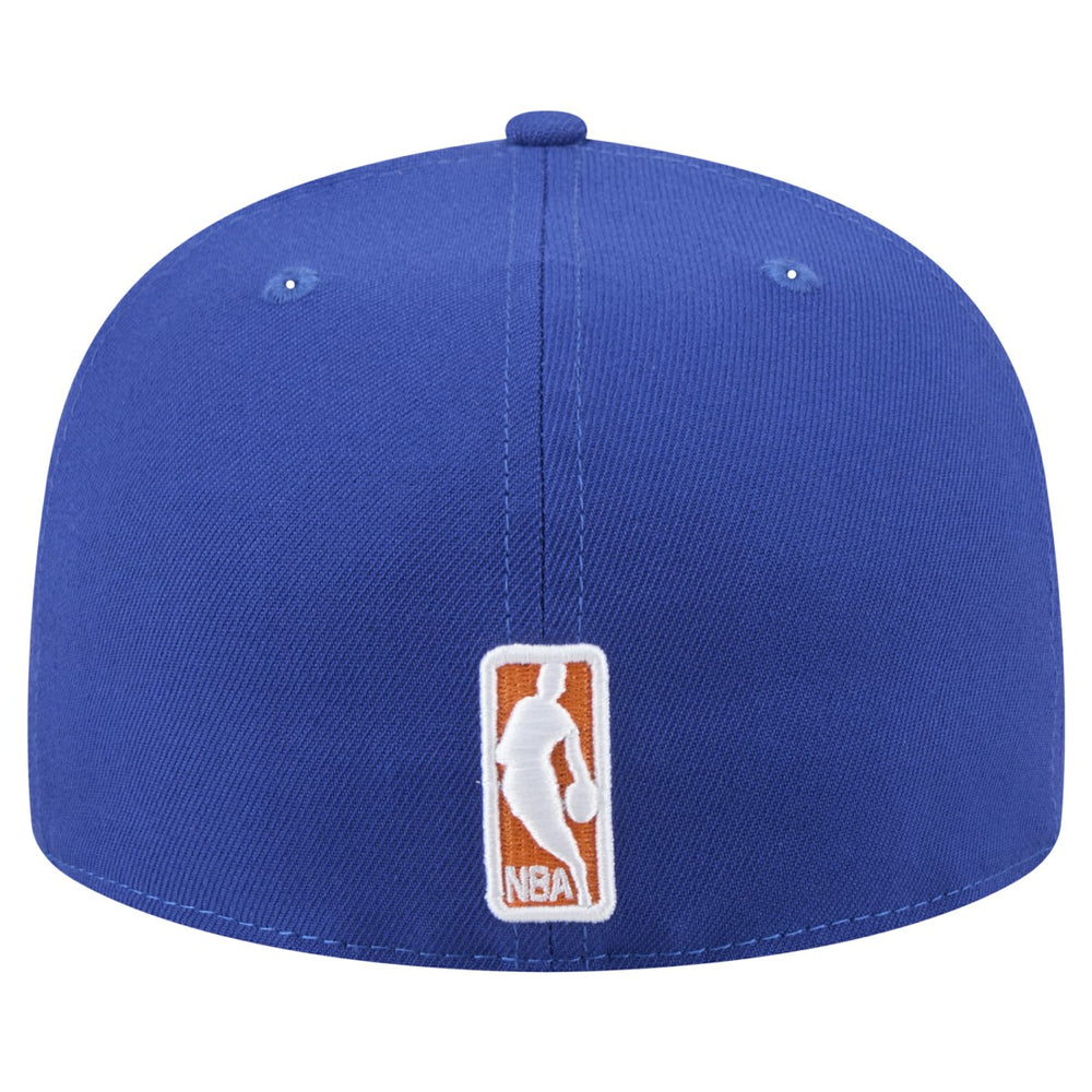 New York Knicks Throwback Pennant 59FIFTY Fitted Hat Blue | New Era for sale
