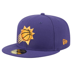 Phoenix Suns Throwback Pennant 59FIFTY Fitted Hat Purple | New Era outlet