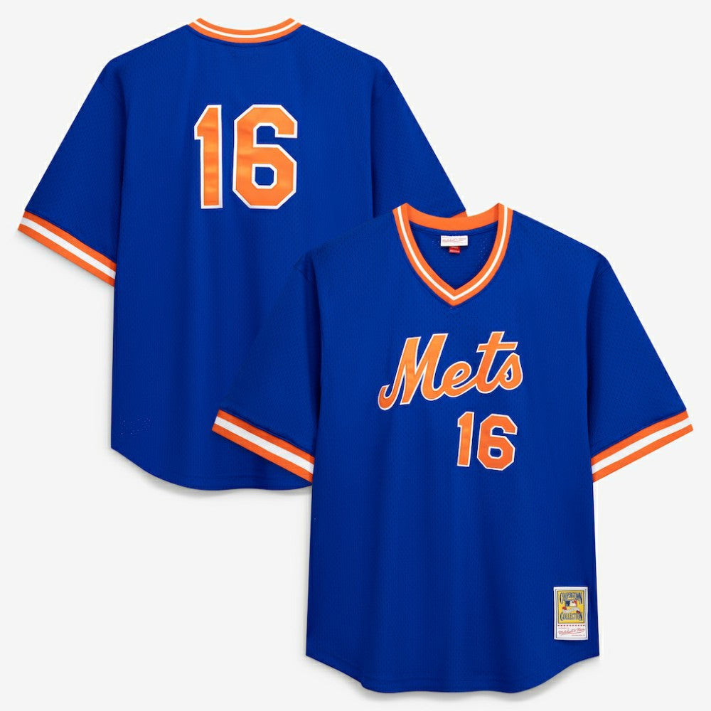 Dwight Gooden New York Mets Profile Big & Tall Cooperstown Collection Mesh Batting Practice Jersey - Royal - MLB Discount