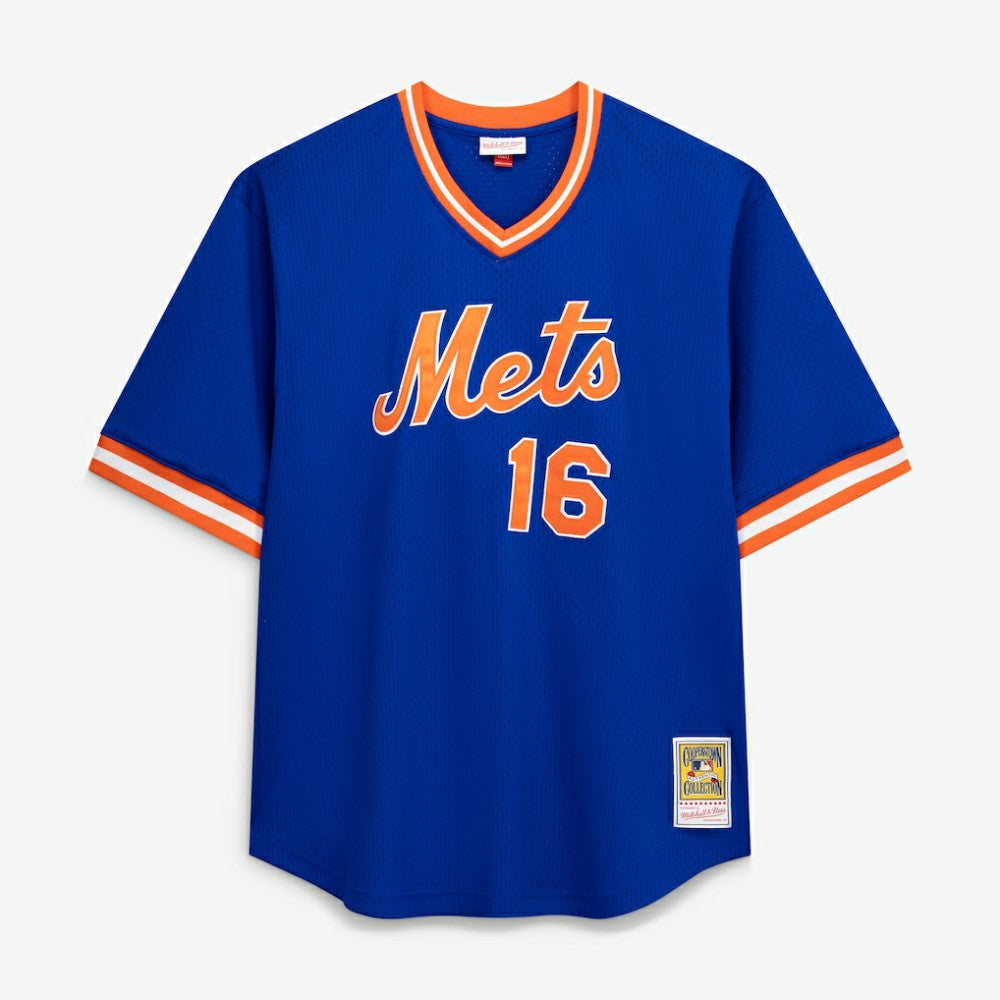 Dwight Gooden New York Mets Profile Big & Tall Cooperstown Collection Mesh Batting Practice Jersey - Royal - MLB Discount