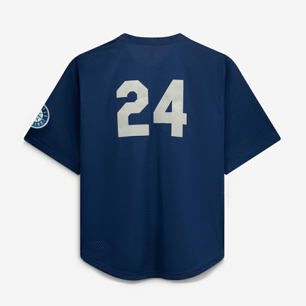 Seattle Mariners Mitchell & Ness Big & Tall Cooperstown Collection Mesh Batting Practice Jersey - Navy - Mitchell & Ness Sale