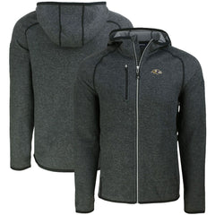 Baltimore Ravens Cutter & Buck Mainsail Full-Zip Hooded Jacket Heather Charcoal