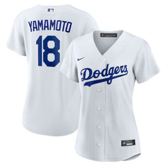 Yoshinobu Yamamoto Los Angeles Dodgers Nike Women's Home Replica Player Jersey - White - Nike Online