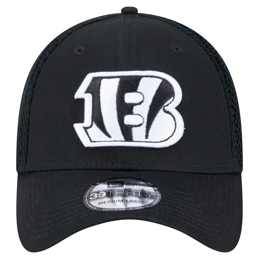 New Era Cincinnati Bengals Black Main Neo 39THIRTY Flex Hat