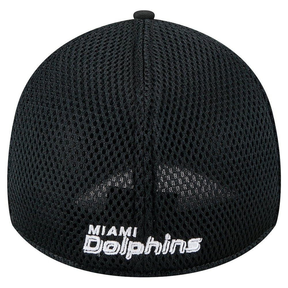 New Era Miami Dolphins Black Main Neo 39THIRTY Flex Hat