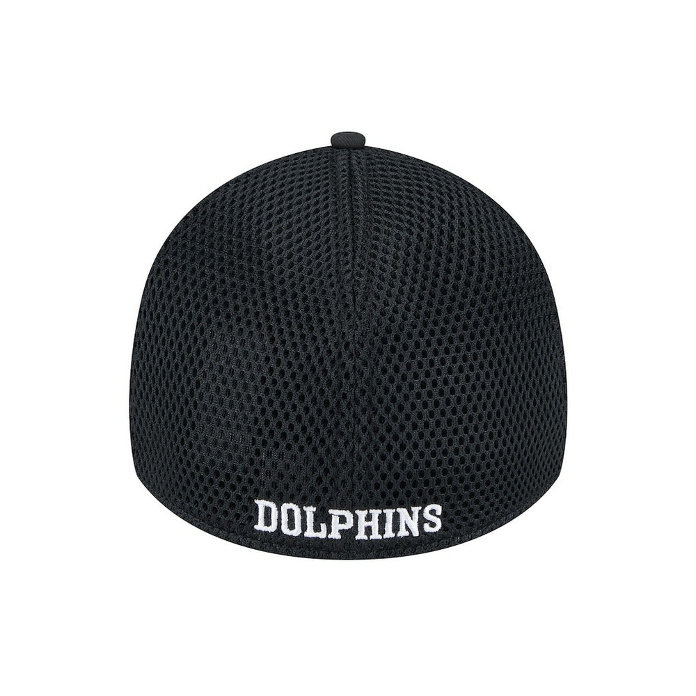 New Era Miami Dolphins Black Main Neo 39THIRTY Flex Hat