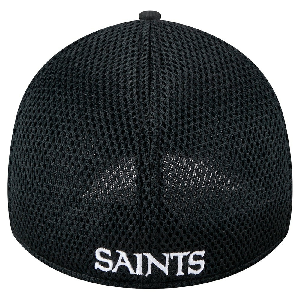 New Era New Orleans Saints Black Main Neo 39THIRTY Flex Hat