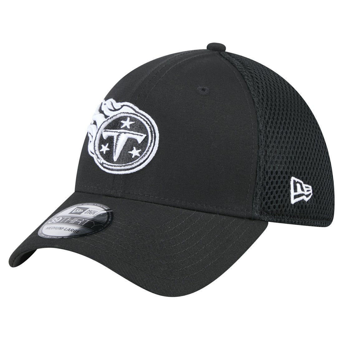 New Era Tennessee Titans Black Main Neo 39THIRTY Flex Hat