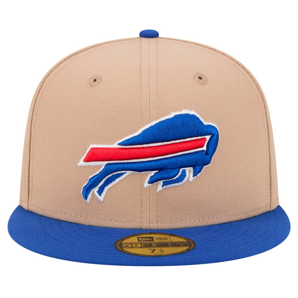 Buffalo Bills New Era Logo Main 59FIFTY Fitted Hat Tan