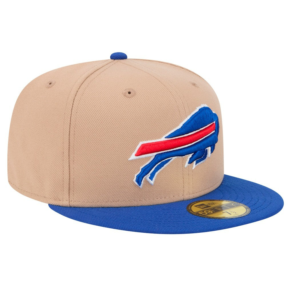 Buffalo Bills New Era Logo Main 59FIFTY Fitted Hat Tan