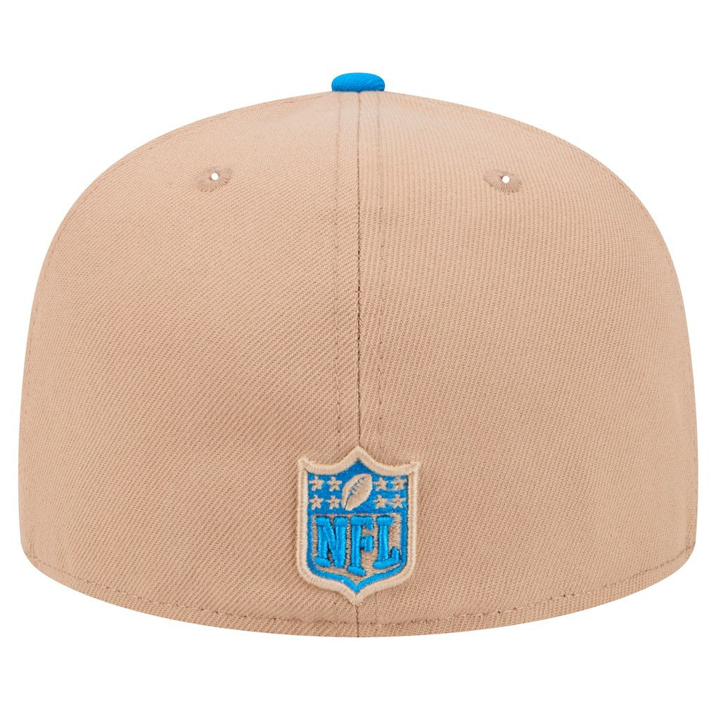 Detroit Lions New Era Logo Main 59FIFTY Fitted Hat Tan