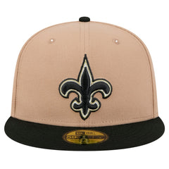 New Orleans Saints New Era Logo Main 59FIFTY Fitted Hat Tan