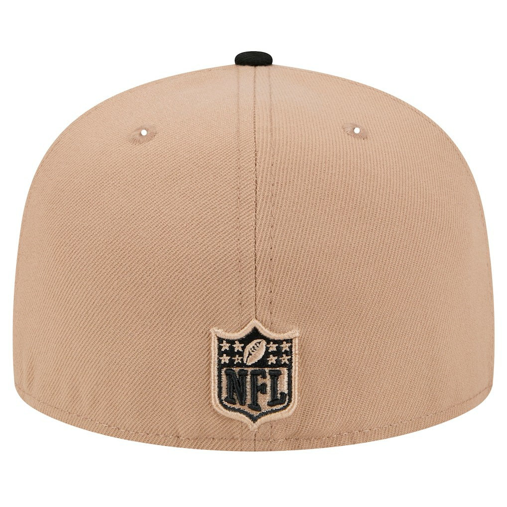 New Orleans Saints New Era Logo Main 59FIFTY Fitted Hat Tan