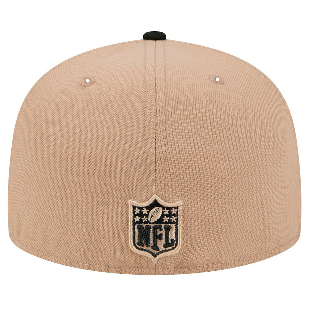 New Orleans Saints New Era Logo Main 59FIFTY Fitted Hat Tan