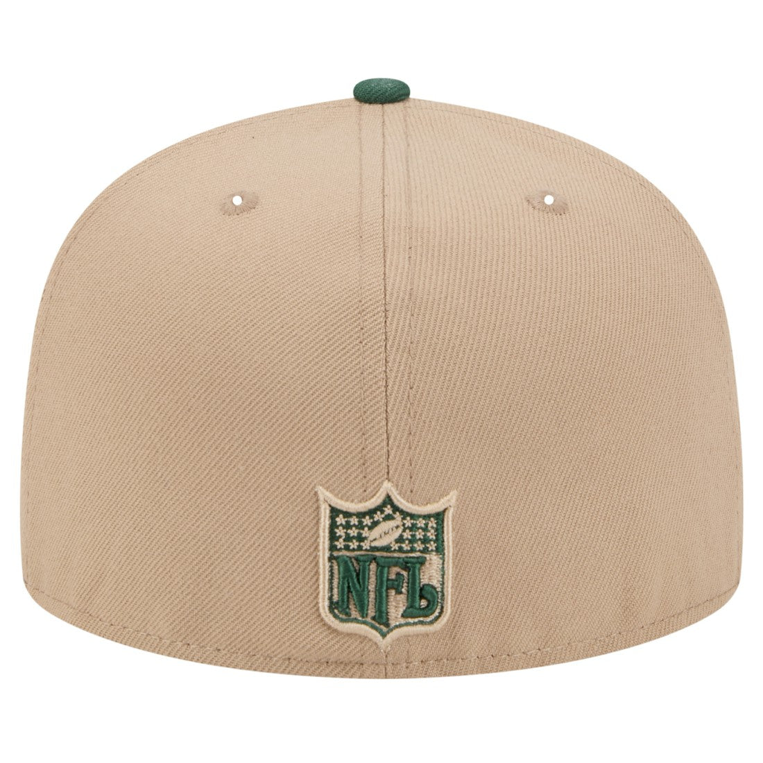 Green Bay Packers New Era Throwback Logo Main 59FIFTY Fitted Hat Tan