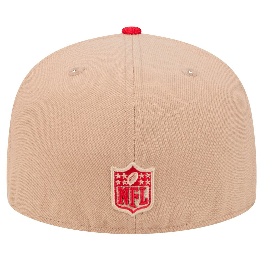 San Francisco 49ers New Era Logo Main 59FIFTY Fitted Hat Tan