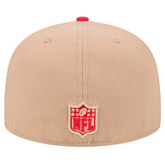 Kansas City Chiefs New Era Logo Main 59FIFTY Fitted Hat Tan