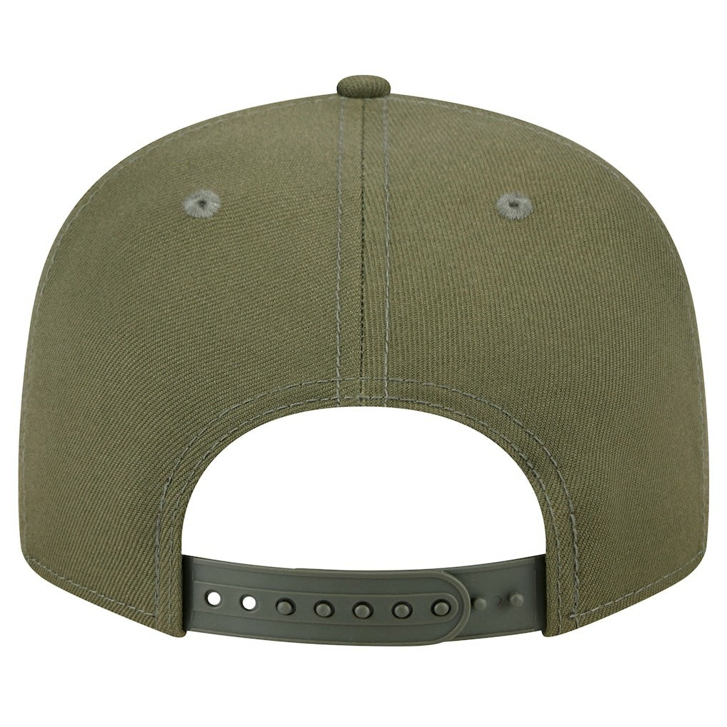 Detroit Lions New Era Main 9FIFTY Snapback Hat Olive