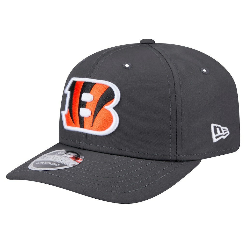 Cincinnati Bengals New Era Main 9SEVENTY Stretch-Snap Hat Graphite