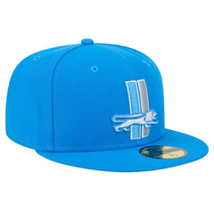 New Era Detroit Lions Blue Alternate Main 59FIFTY Fitted Hat