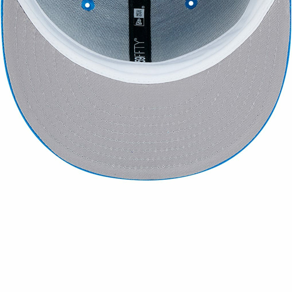New Era Detroit Lions Blue Alternate Main 59FIFTY Fitted Hat