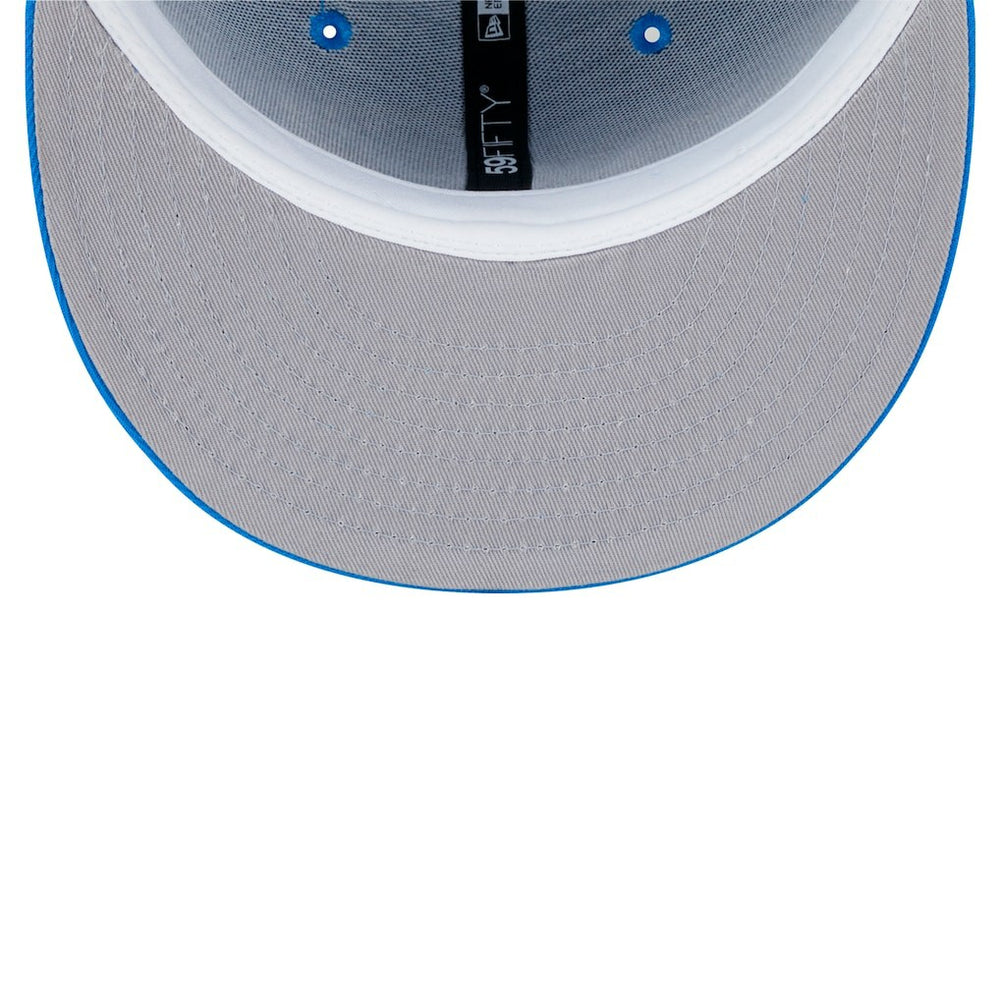 Detroit Lions New Era Main Side Patch 59FIFTY Fitted Hat Blue