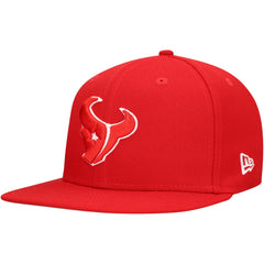 New Era Houston Texans Red Main Patch 59FIFTY Fitted Hat